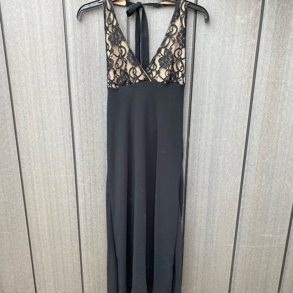 DM‎ BM Black Halter Dress - Picture 7 of 8